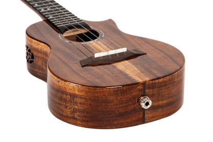 Flight Spirit EQ-A Concert Electro-Acoustic Ukulele SPIRITCEQA All Solid Acacia Double C1U Pickup Australia