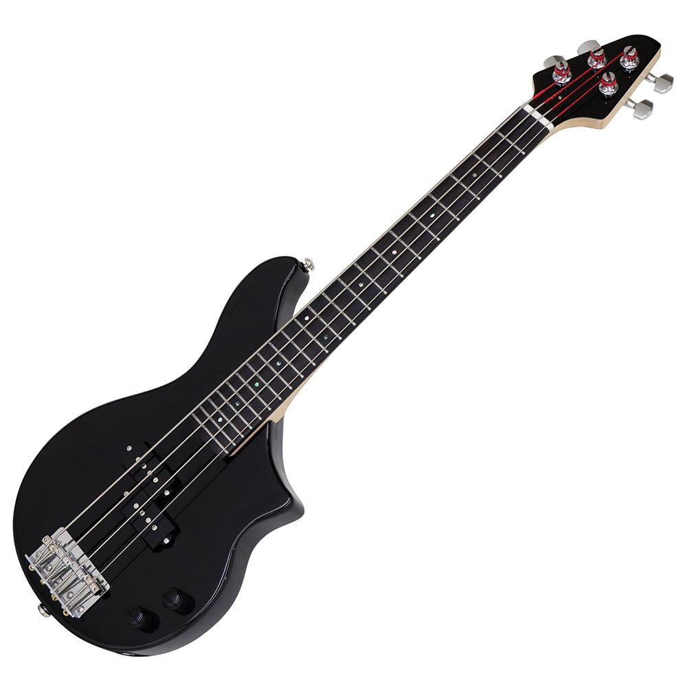 TBP-2400BK – TINY BOY BASS Short Scale Bass Guitar Gigbag Included