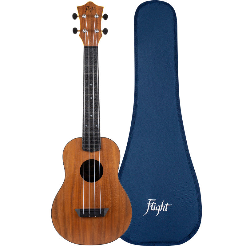 Flight TUC-55 Acacia Travel Concert Ukulele Free Gigbag and Shipping