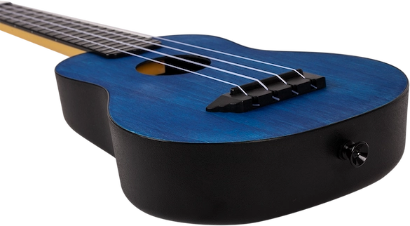 Flight TUS40 Space Travel Soprano Ukulele – Galaxy Print Linden Top, ABS Body, Aquila Nylgut Strings &amp; Gig Bag