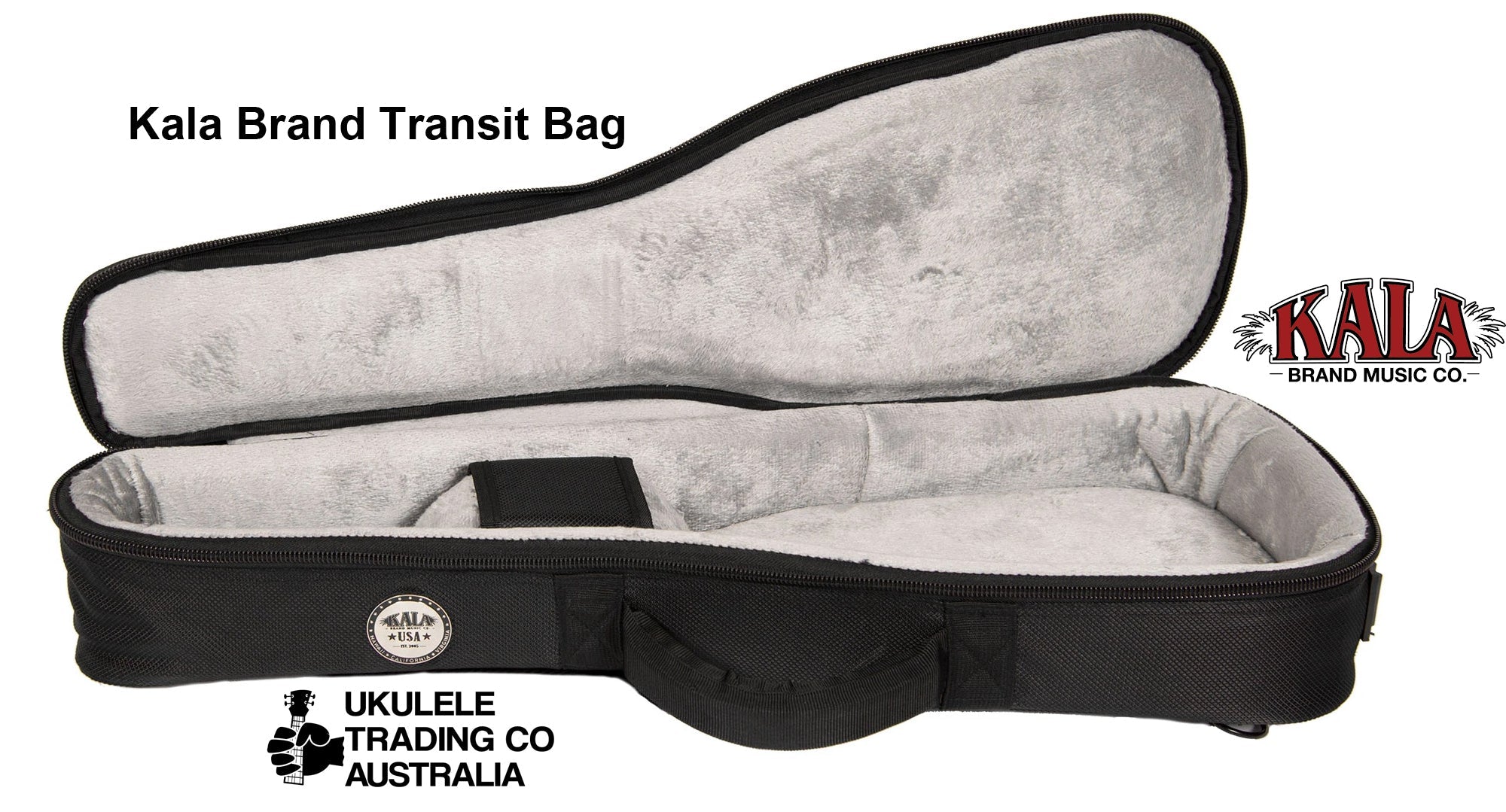 TSUB-S Kala Brand Soprano Ukulele Transit Bag Soprano Ukulele Size. To call this simply a 'Gig-Bag' is seriously understating just how solid and stiff and protective a Transit Bag is. Ukulele Trading Co Australia
