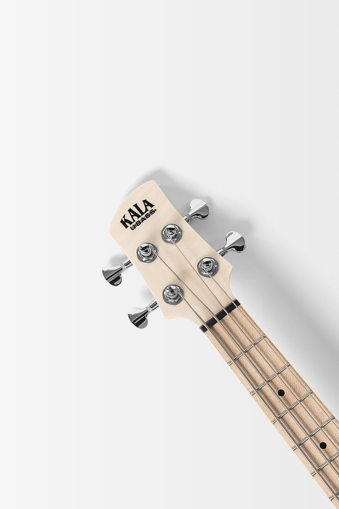 UBASS-SB-P-ORB-FS Solid Body 4-String Paisley Orange Burst Fretted U•BASS® UBASS
