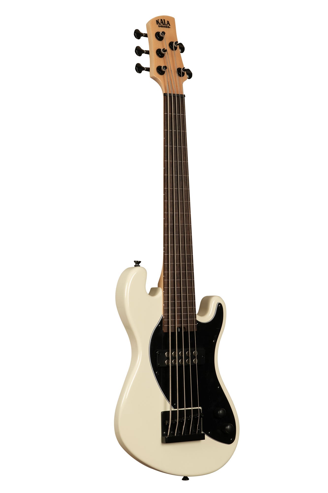 Kala Solid Body 5-String Sweet Cream Fretless U•BASS® UBASS-SB5-CR-FL with Laurel Fingerboard Bass Guitar Australia