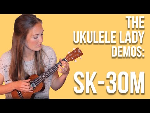 Demo Video Review of SK-30M Ohana Ukulele Solid Mahogany Soprano Ukulele Body with a Concert Neck Free Postage Ukulele Trading Co Australia