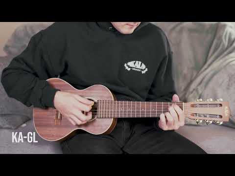 Video Demo KA-GL-E Mahogany Guitarlele W/EQ w/Gigbag. A combination between ukulele and guitar, the Kala Mahogany Guitarlele packs a lot of fun into a small package. The reserved style of the Mahogany makes for a simple, classic look.  The Guitarlele is lightweight and portable so you can take the fun with you anywhere. An excellent crossover between guitar and ukulele perfect for players of all skill levels.   Ukulele Trading Co Australia
