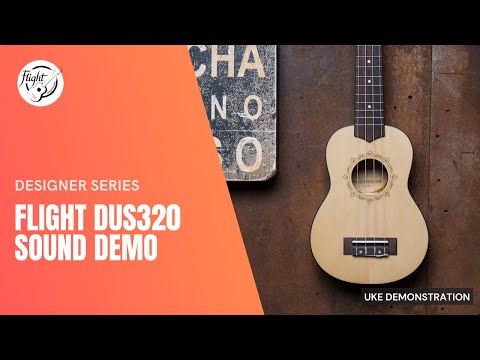 Flight DUS320 Soprano Ukulele with Bag