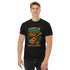 Funny ukulele T-shirt with vibrant beach design and playful quote, perfect gift for uke players and musicians.