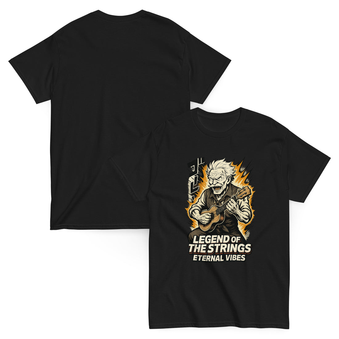 Eternal Vibes ukulele shirt – music vibes tee for uke players