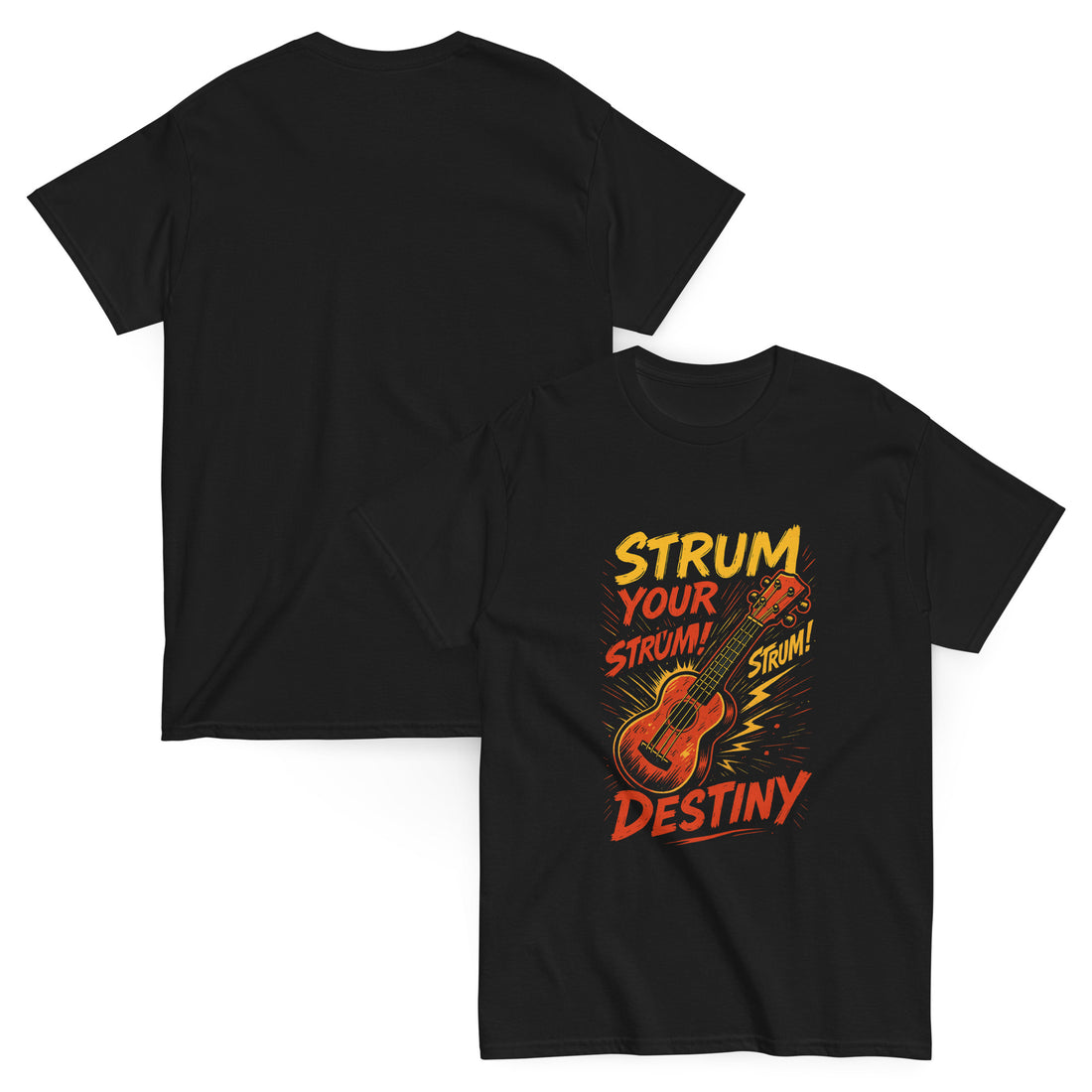 Strum Your Destiny T-Shirt – ukulele player graphic tee