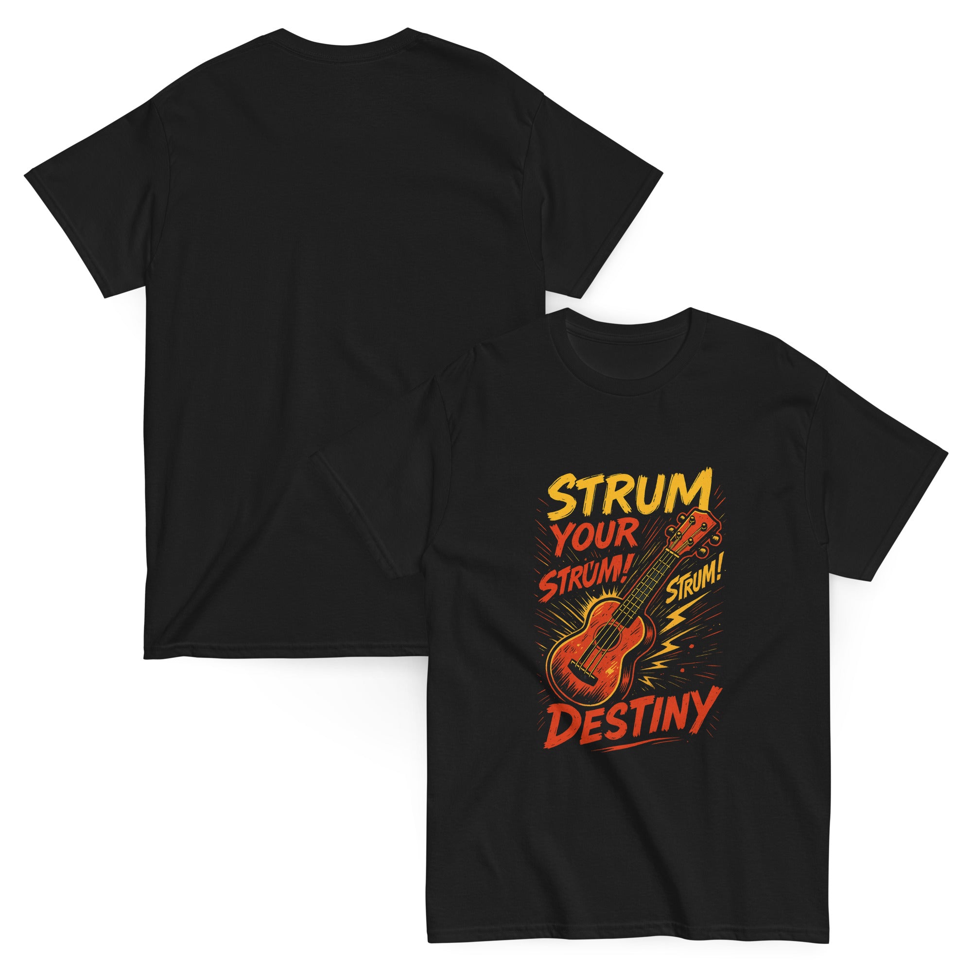 Strum Your Destiny T-Shirt – ukulele player graphic tee