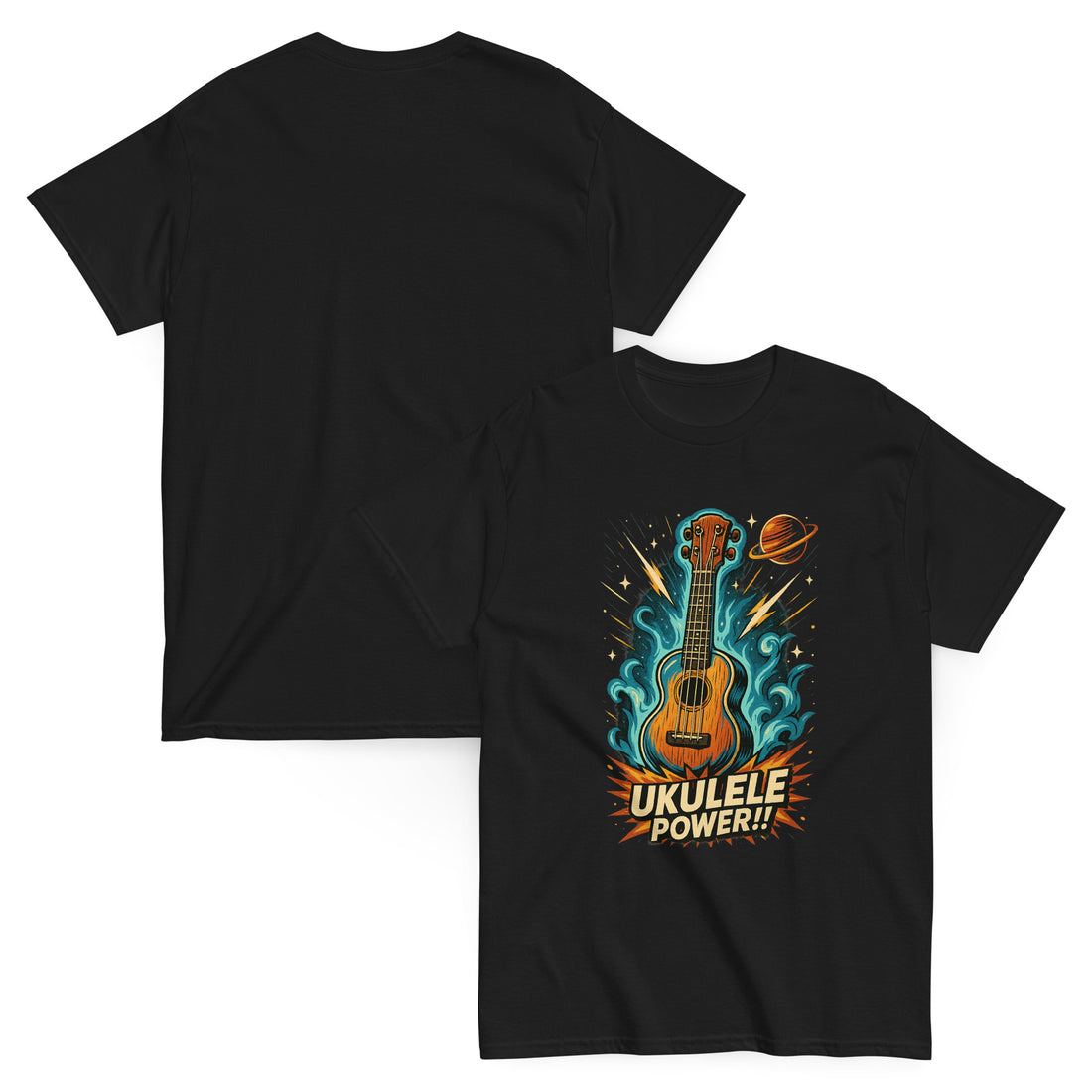 Ukulele Power music shirt – unisex uke player gift tee