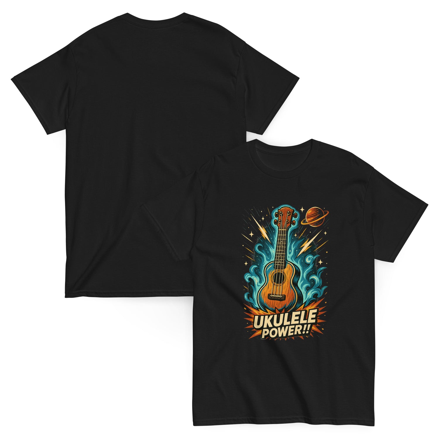 Ukulele Power music shirt – unisex uke player gift tee