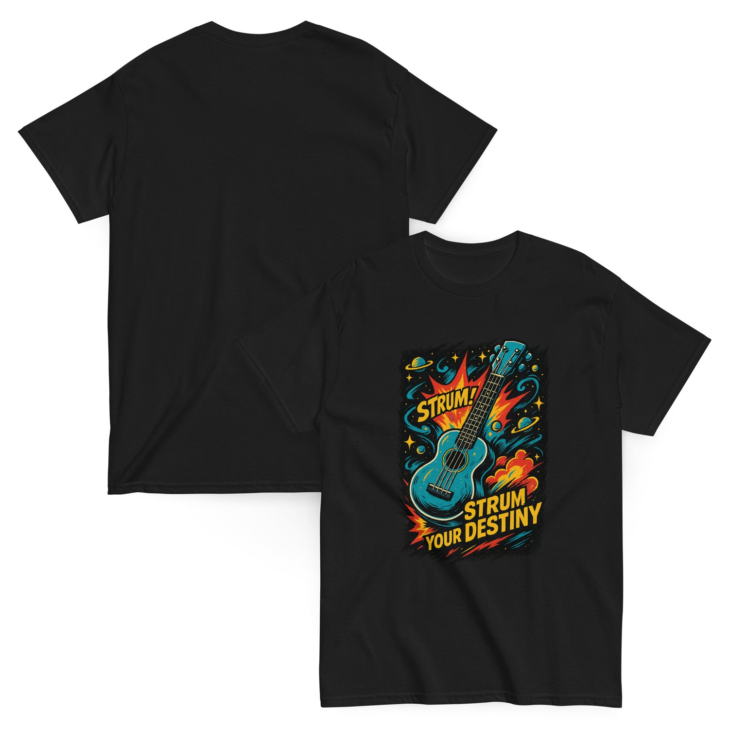 Strum Your Destiny ukulele shirt – unisex gift tee for uke players