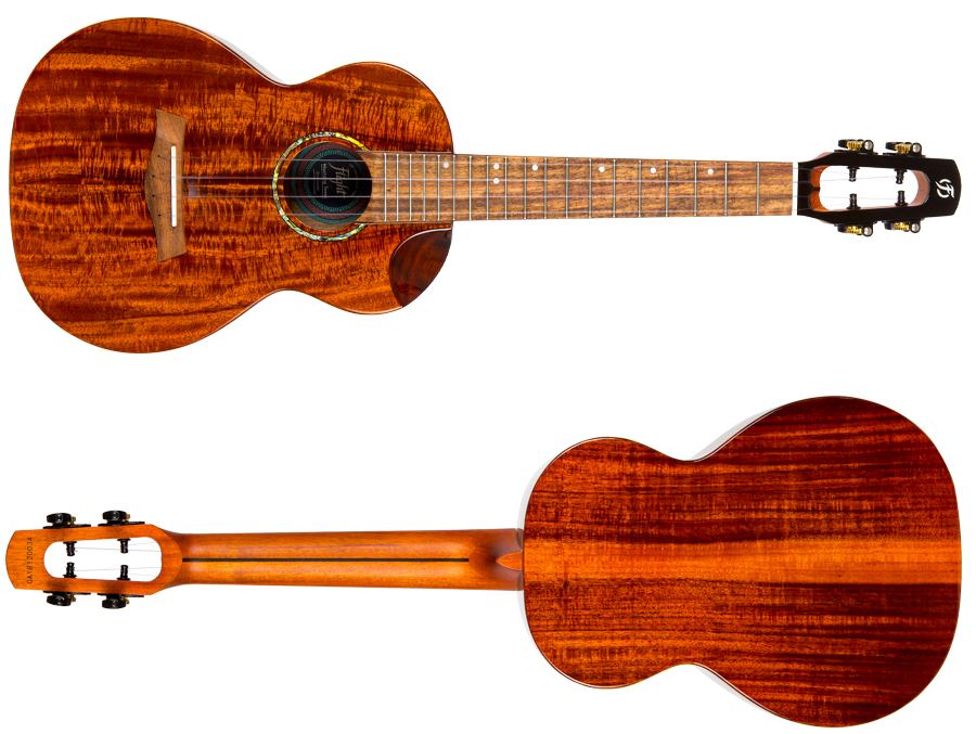 Flight Mustang EQ-A Tenor Ukulele FREE GIGBAG. ukulele trading co Australia tenor solid acacia electric acoustic MUSTAGNGEQ