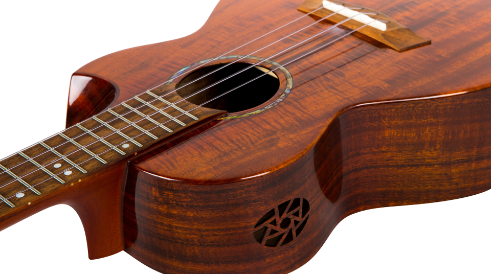 Flight Mustang EQ-A Tenor Ukulele FREE GIGBAG. ukulele trading co Australia tenor solid acacia electric acoustic MUSTAGNGEQ