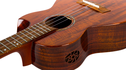 Flight Mustang EQ-A Tenor Ukulele FREE GIGBAG. ukulele trading co Australia tenor solid acacia electric acoustic MUSTAGNGEQ