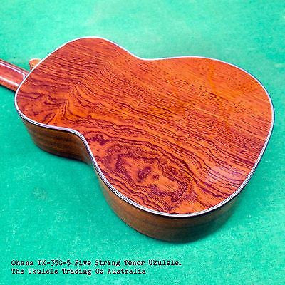 ukulele-trading-co-australia - Tenor 5 String Ukulele Ohana TK-35G-5 Solid Mahogany - Ohana - Ukuleles