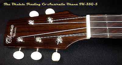 ukulele-trading-co-australia - Tenor 5 String Ukulele Ohana TK-35G-5 Solid Mahogany - Ohana - Ukuleles