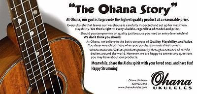 ukulele-trading-co-australia - Tenor 5 String Ukulele Ohana TK-35G-5 Solid Mahogany - Ohana - Ukuleles