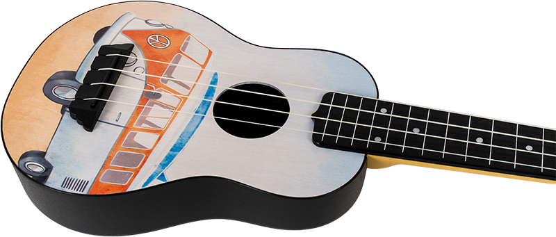 TUS25BUS Travel Series Soprano ukulele size with FREE Flight logo Gig bag.