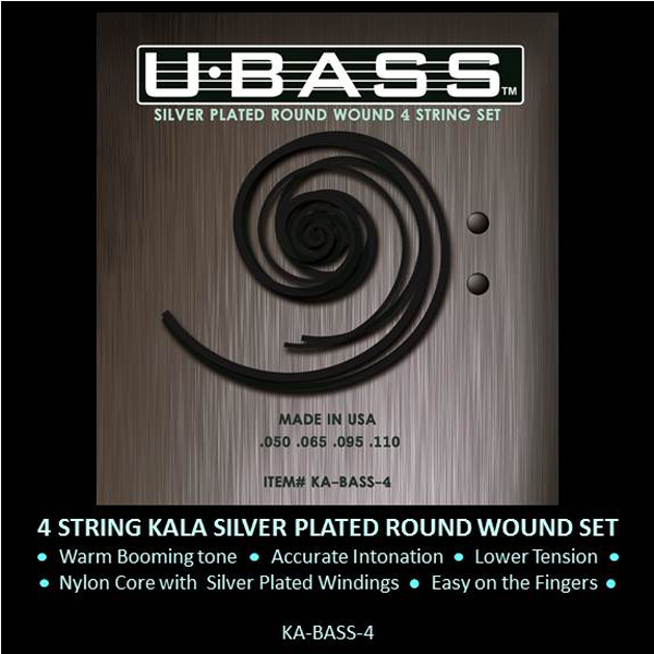 ukulele-trading-co-australia - EXOTIC MAHOGANY U•BASS® W/ ROUND WOUNDS  UBASS-EM-FSRW - Kala - Ukuleles