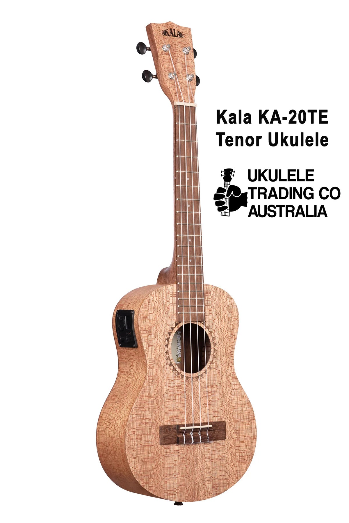 KA-20TE Kala 20 Series Tenor Electric with Pickup and EQ Ukulele Trading Co Australia