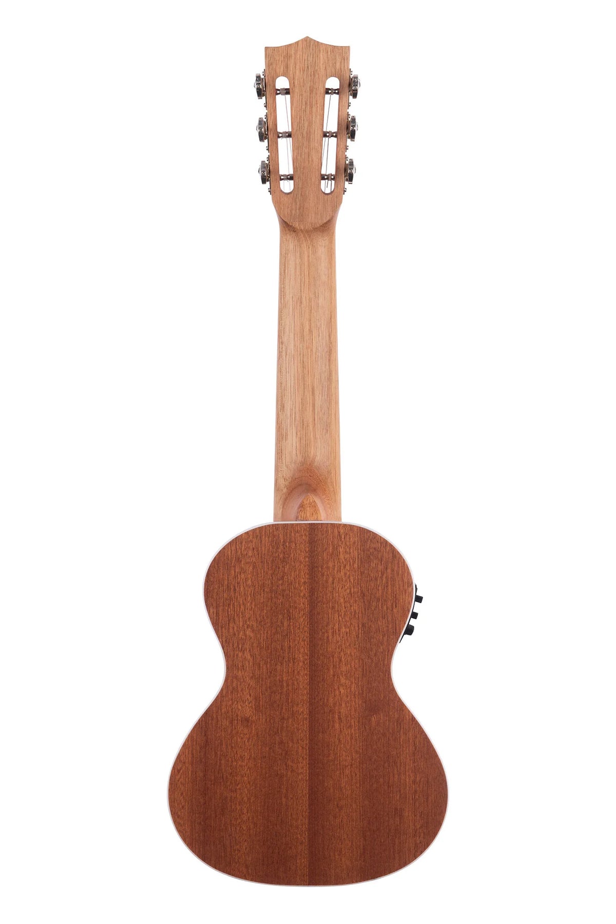 KA-GL-E Mahogany Guitarlele W/EQ w/Gigbag. A combination between ukulele and guitar, the Kala Mahogany Guitarlele packs a lot of fun into a small package. The reserved style of the Mahogany makes for a simple, classic look.  The Guitarlele is lightweight and portable so you can take the fun with you anywhere. An excellent crossover between guitar and ukulele perfect for players of all skill levels.   Ukulele Trading Co Australia