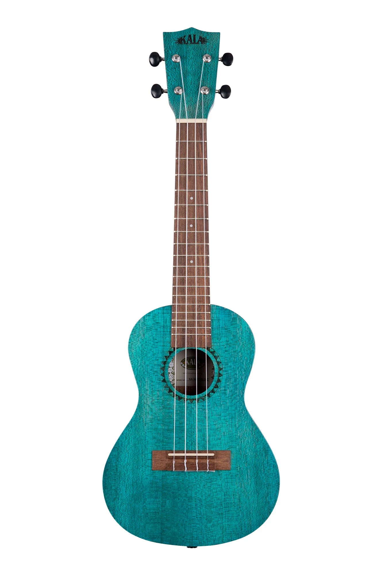 KA-MRT-BLU-C Ocean Blue Watercolor Meranti Concert Ukulele