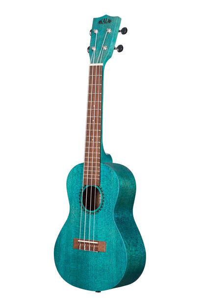 KA-MRT-BLU-C Ocean Blue Watercolor Meranti Concert Ukulele