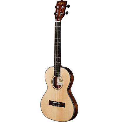 KA-SSTU-T Kala Travel Tenor Ukulele SIZE Tenor TOP Solid Spruce BACK &amp; SIDES Mahogany BINDING Black NECK Mahogany FINISH Satin FINGERBOARD Rosewood HEADSTOCK Standard STRINGS Aquila Super Nylgut® ELECTRONICS:INCLUDES Custom Deluxe Gig Bag NUT &amp; SADDLE Graph Tech NuBone® Ukulele Trading Co Australia