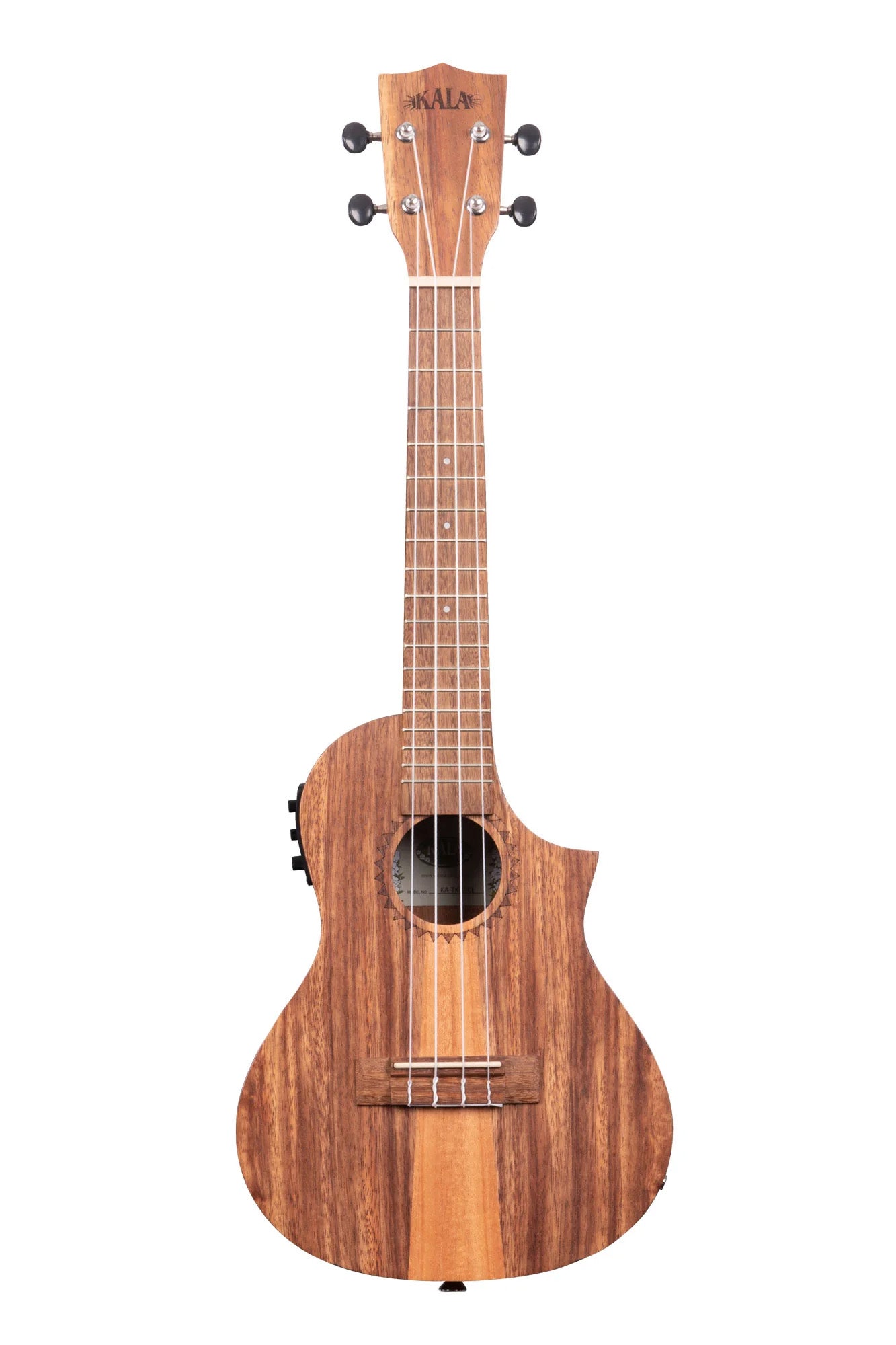KA-TK-C-CE Teak Tri-Top Concert Ukulele w/ Cutaway &amp; EQ
