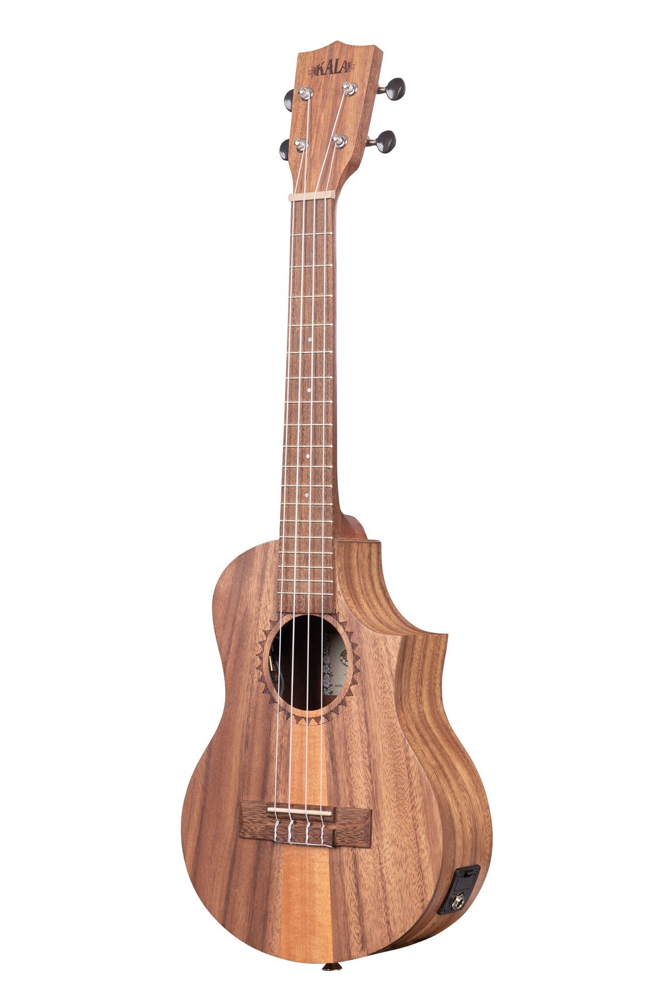 side Kala KA-TK-T-CE TEAK TRI-TOP TENOR UKULELE W/ CUTAWAY &amp; EQ BONUS Kala Gigbag $47.95 Ukulele Trading co Australia