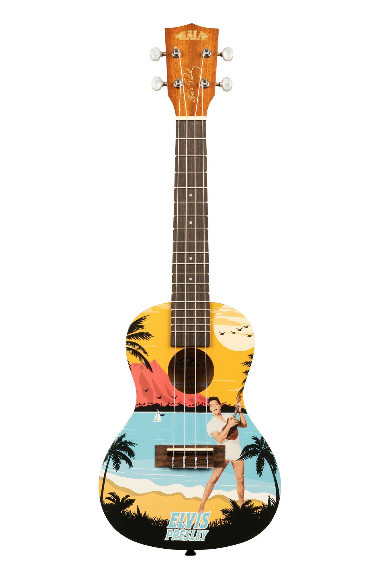 KALA-LTP-C-EBH Elvis BLUE HAWAII Concert Signature Series LEARN TO PLAY ELVIS CONCERT UKULELE STARTER KIT WITH FREE GIGBAG AND LESSON UKULELE TRADING CO AUSTRALIA