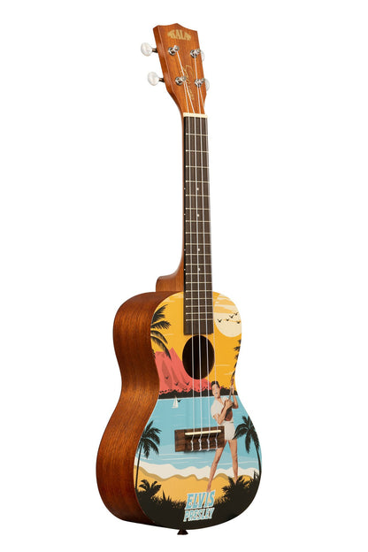 KALA-LTP-C-EBH Elvis BLUE HAWAII Concert Signature Series LEARN TO PLAY ELVIS CONCERT UKULELE STARTER KIT WITH FREE GIGBAG AND LESSON UKULELE TRADING CO AUSTRALIA