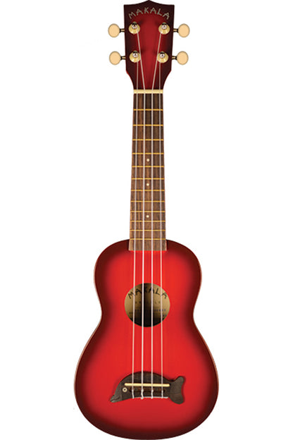MK-SD/RDBRST Red Burst Soprano Dolphin Ukulele