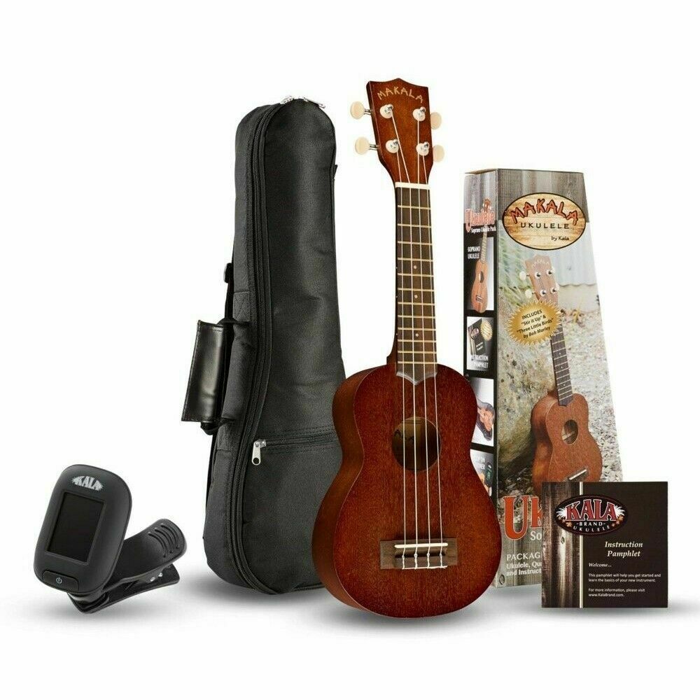 MK-S/Pack MAKALA by KALA SOPRANO PACK Includes Gig-Bag, Tuner, Free Lesson. Ukulele Trading Co Australia