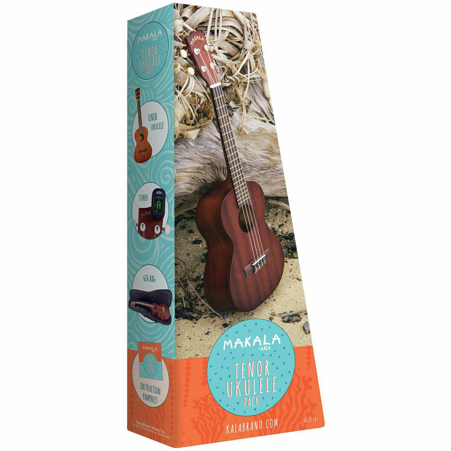 MK-T/Pack MAKALA by KALA TENOR KIT Includes Gig-Bag, Tuner. Ukulele Trading Co Australia