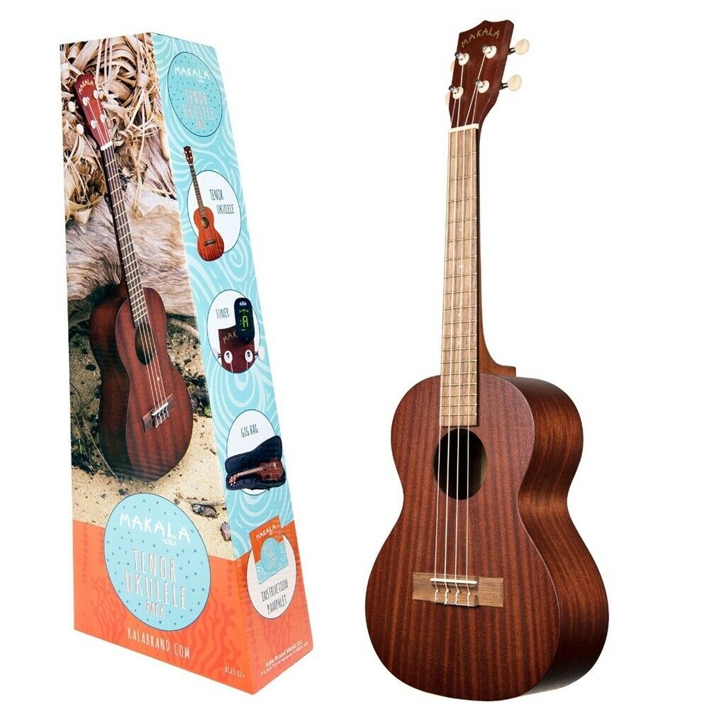 MK-T/Pack MAKALA by KALA TENOR KIT Includes Gig-Bag, Tuner. Ukulele Trading Co Australia