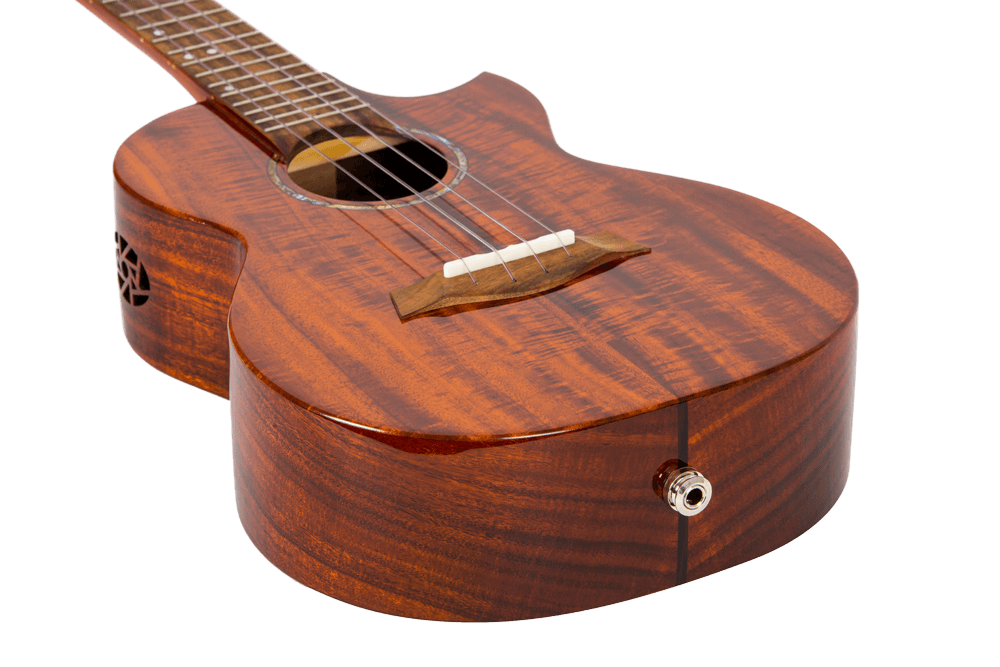 Flight Mustang EQ-A Tenor Ukulele FREE GIGBAG. ukulele trading co Australia tenor solid acacia electric acoustic MUSTAGNGEQ