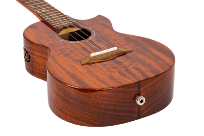 Flight Mustang EQ-A Tenor Ukulele FREE GIGBAG. ukulele trading co Australia tenor solid acacia electric acoustic MUSTAGNGEQ