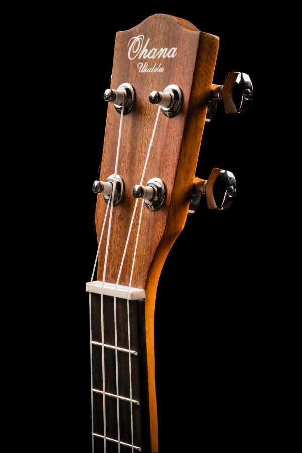 TK-20 Ohana Tenor Solid Mahogany Top soundboard Ukulele Trading Co Australia