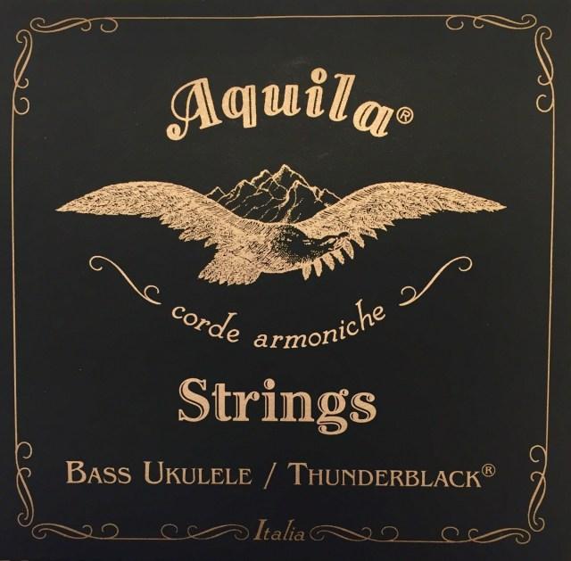 ukulele-trading-co-australia - AQ140U Thunder Black UBass 4 String Set  EADG Tuning - Aquila - Strings