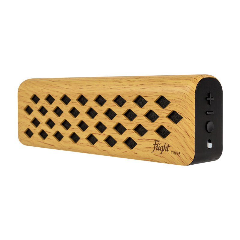 Flight Tiny6 Ukulele Amplifier 6 watts, two speakers Bluetooth Functionality Loud and long-lasting portable amplifier Fits in a day pack or gig bag pocket 2 Channels so you can play along to backing tracks Ukulele Trading Co Australia