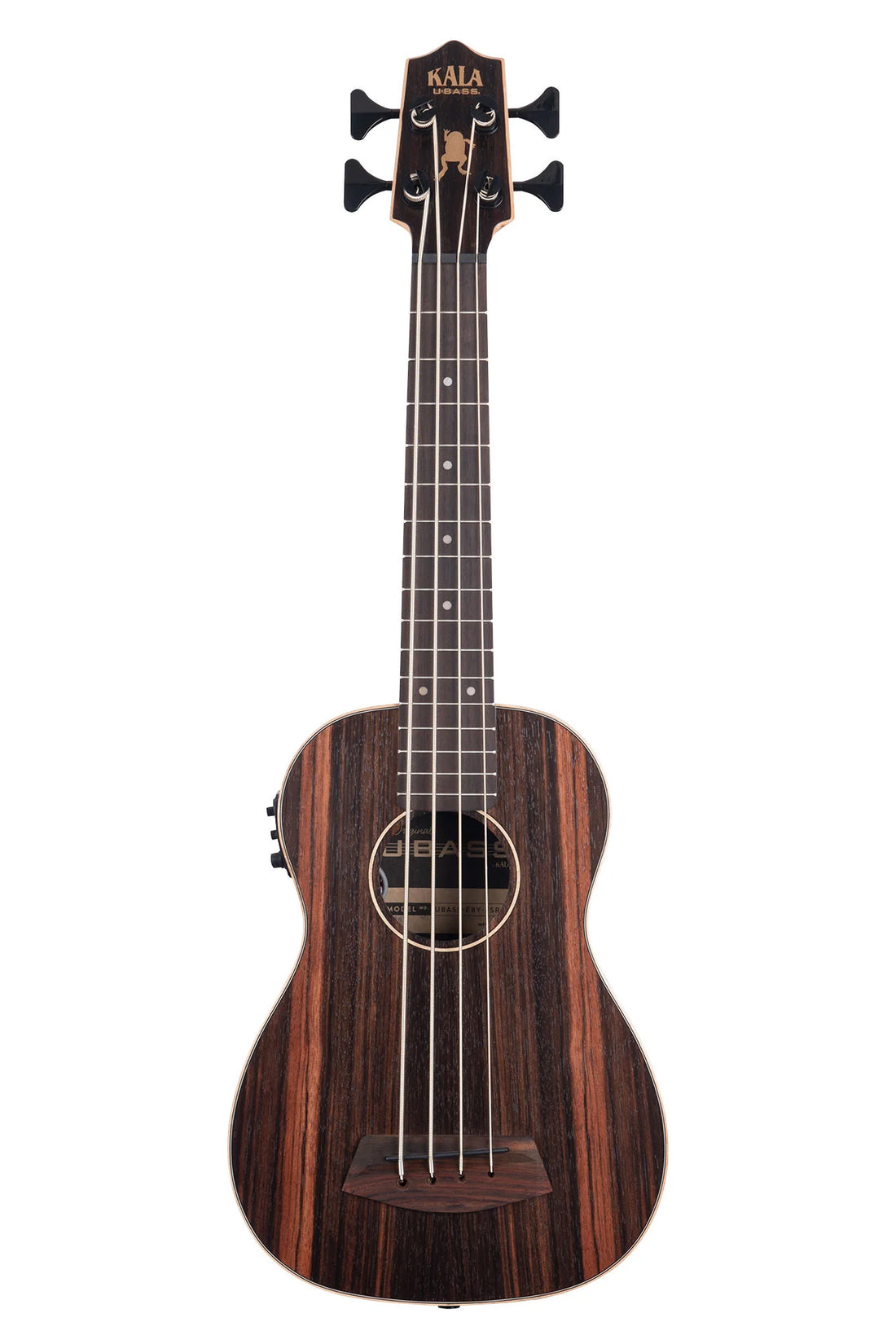 UBASS-EBY-FSRW Striped Ebony Fretted Acoustic-Electric U•BASS® w/ Round Wounds