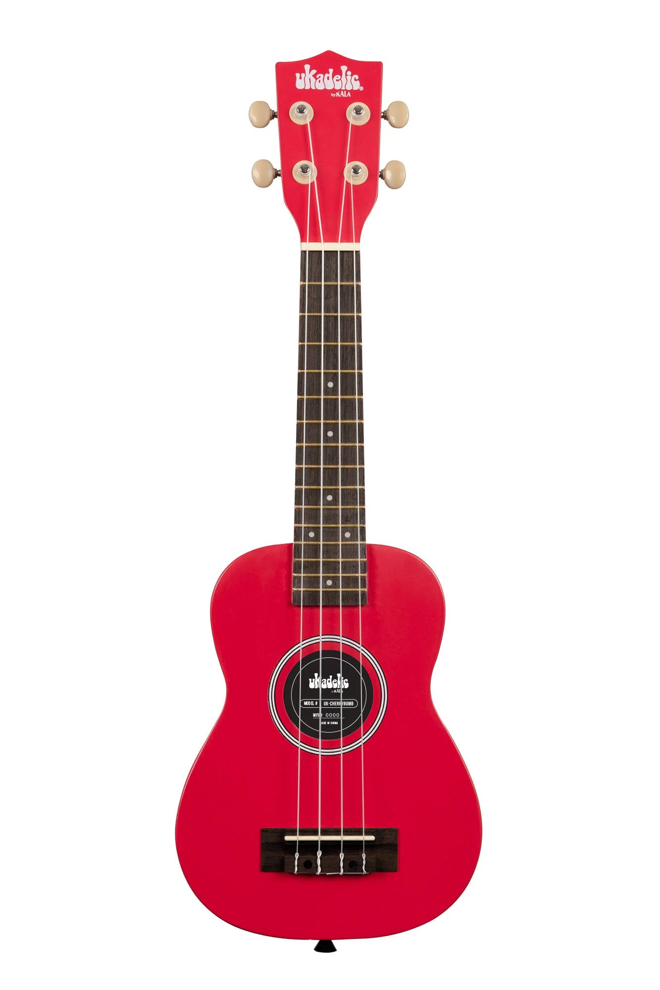 UK-CHERRYBOMB Cherry Bomb Yonder Ukadelic Soprano Ukulele