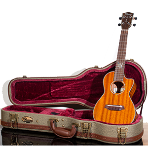 CK-35CG-CL Cynthia Lin Concert Ukulele Pack Solid Mahogany with Cutaway Ohana ukulele trading co australia